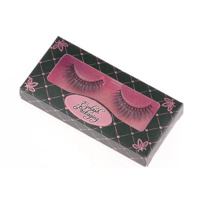 China Recyclable Custom Printing PVC Window Eyelash Packaging Box for sale