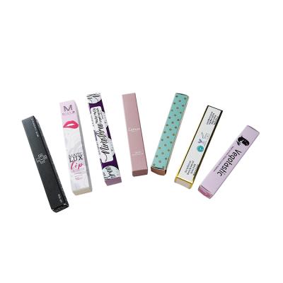 China High Quality Recyclable Custom Folding Cardboard Lip Gloss Packaging Box for sale