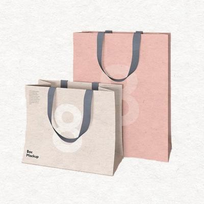 China Recyclable Recyclable Custom Design High Quality Kraft Paper Package Bag For Gift Apparel Cosmetic for sale