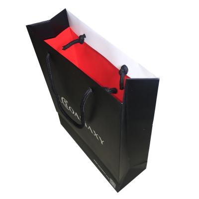 China Recyclable Wholesales Custom Retail Paper Bags For Snacks Carrier Bags for sale