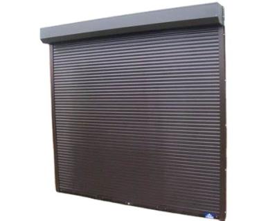 China Mauritius Exterior Vertical Strap Control Modern Roller Shutter Door for sale