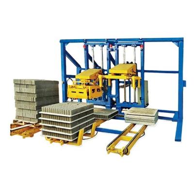 China Automatic brick/block stacking machine, block cuber machine for brick making machine QT10 for sale