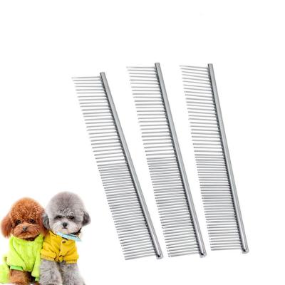 China 2021 pet grooming comb dog cat hair needle comb viable hotselling clean household self-cleaning for sale