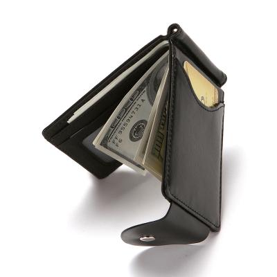 China Multi-Position Leather Instant Men's Flip Slim Wallet Magic Card Holder RFID PU Money Cradit Card Holder Wallet Coin Purse for sale