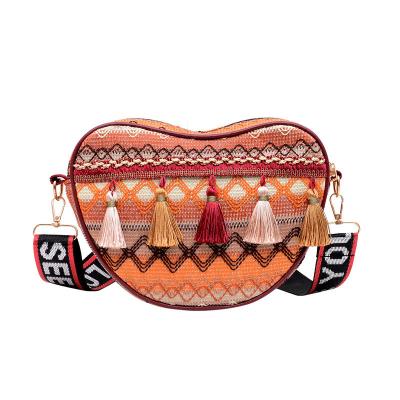 China High Quality Designer Ladies Woven Knitting Tassel Messenger Bohemian Famous Crossbody Bags Summer Straw Beach Shoulder Bag Amazon Hot Sale for sale