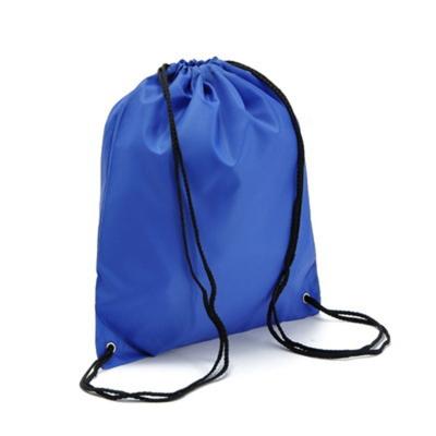 China Party Gift Bags Drawstring Polyester Backpack Bags Pouch Bulk Sport Storage Bag Webbing Backpack Nylon String Travel Shoe Bags for sale