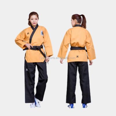 China High Quality Polyester/Cotton Taekwondo Poomsae Uniform Dobok for sale