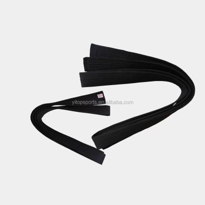 China Black Comfortable Taekwondo Equipment High Quality Karate Main Belt for sale