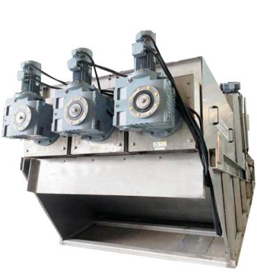 China 1.47kw Screw Press Sludge Dewatering Machine for Slaughtering Sewage Efficiently for sale