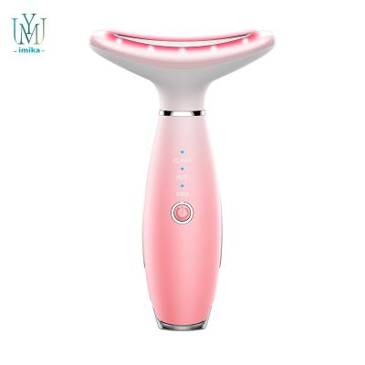 China Professional Home Micro-Current Micro-Current Neck Wrinkle Remover U-Shape Wrinkle Remover Use Massager Beauty Lifting Device for sale