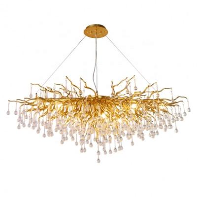 China modern home modern luxury ceiling crystal chandeliers for rooms in hotel for sale