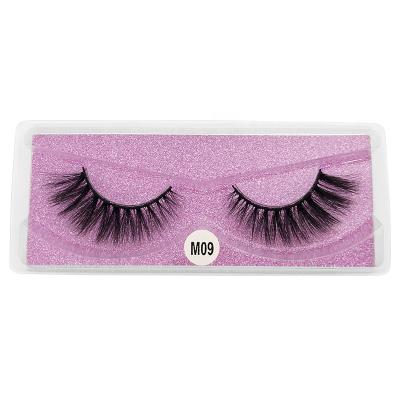 China Luxury Grade Natural 3d Lashes False Eyelashes Waterproof Silk Mink Fiber False Eyelashes for sale