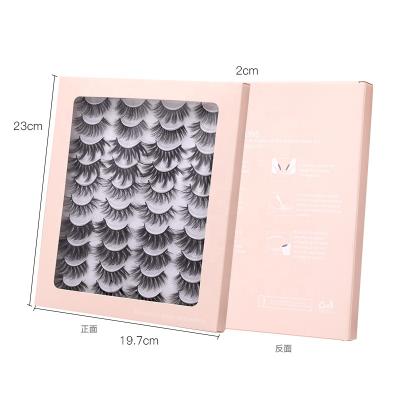 China OLA New Arrival Different Natural Soft 8D Corner False Eyelashes Group Mink Eyelashes Tray Seller for sale