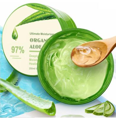 China Skin Revitalizer Skin Tightening Aloe Vera Gel 97% Pure Private Label Aloe Vera Gel For Soothing Clear Skin for sale