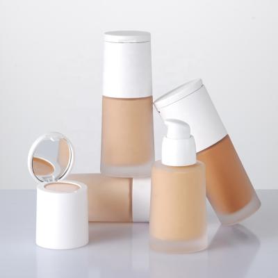 China Custom Vegan Matte Beauty Cream Sunscreen Logo Wholesale Liquid Foundation Makeup Waterproof for sale