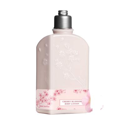 China Organic Moisturizer Private Label Cherry Blossom Body Lotion Moisturizing Whitening Lotion 250ml for sale