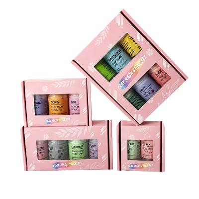 China Private Label Organic Moisturizer Clay Face Mask Stick Clean Skin Care Organic Purifying Mask For Gift Set for sale