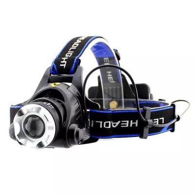 China Camping Power 1000 High Lumen XML T6 Zoomable LED Headlight Rechargeable Torch for sale