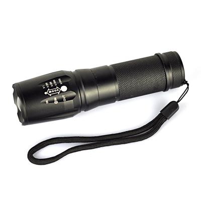 China Aluminum Tactical Torch 26650/18650/D.C.A. Battery 10W LED Emergency Flashlight for sale