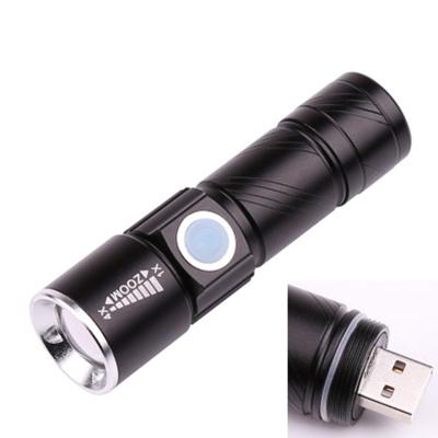 China Camping 3W USB Rechargeable Aluminum Portable Mini LED Flashlight for sale