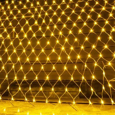 China Net Outdoor Indoor Decorations Lights 8 Mode Controller Christmas Net Mesh Lights for Holiday Party Outdoor Wall for sale