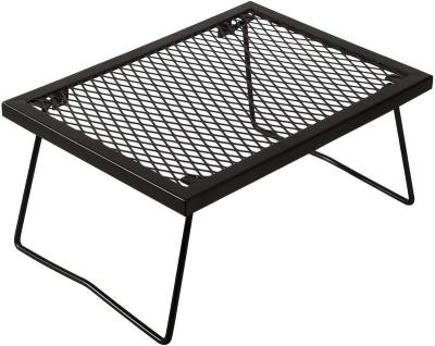 China 2021 New Arrival Easily Cleaned BBQ Products Folding Portable Campfire Grill Grate Fire Camp Grill For Outdoor Open Flame Cooking for sale