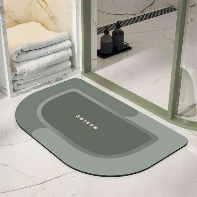 China 7Colour High Water Absorption Bath Mat Custom Made Easy Clean Quick Dry Waterproof Waterproof Bath Mat for sale