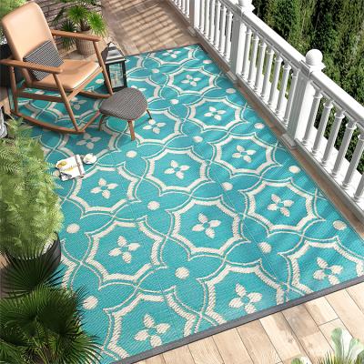 China Outdoor 7colour Environmental Protection And Anti Aging Custom Waterproof Garden Mat Polypropylene Garden Rug for sale