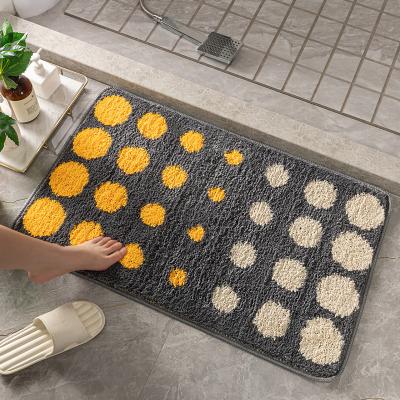 China Factory Wholesale 7Colour Washable Soft Washable Bath Mat Non Slip Shaggy Cover for sale