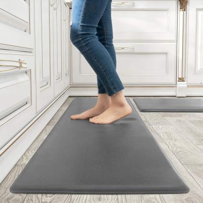 China 7Colour 12mm Washable Comfort PVC Kitchen Standing Mat Anti Fatigues Seats Waterproof Kitchen Floor Mat Wholesale for sale