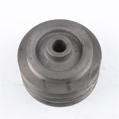 China Machinery Parts Manufacturer Customized Ductile Iron Casting Pulley Wheel With CNC for sale