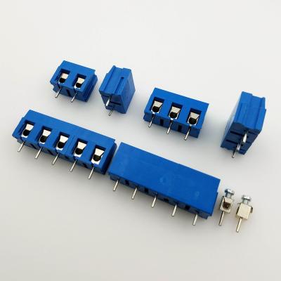 China KF370-7.5 7.5mm Pitch 300V 16A 4.5-5Mm Barrier Spring PCB Thrust Terminal Block Wire Terminal Connector for sale