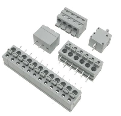 China Spring press terminal block DG211R KF211V 5.0MM 2P 3P 4P 5P 6P 211-5.0mm screwless for sale