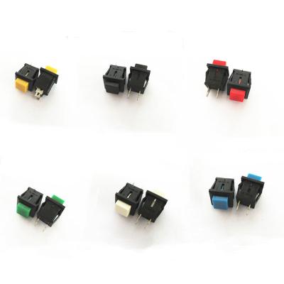 China Word Ds-430 Says DS-430 Self-Latching Pin Button Instant Reset 2 Mini Square Switch DS-430 for sale