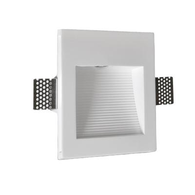 China Modern Max 1W 1x1 Watt Led Wall Lamp Corner Light Stairs Lights Led Recess Wall Light For Hotel for sale