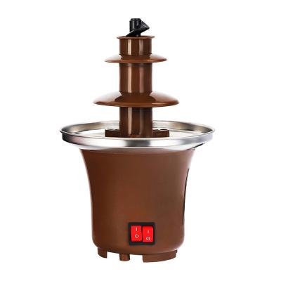 China Easy Operation 3 Tier Chocolate Fountain Machine Electric Commercial Chocolate Fountain Hotter Machine With CE For Party for sale