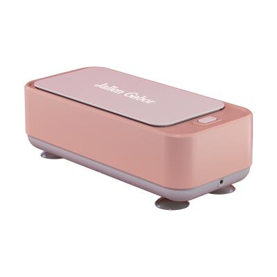 China Newest Design Household Pink Ultrasonic Automatic Cleaning Machine Jewelry Cleaner Watch Cleaner Ultrasonic Path for Jewelry for sale