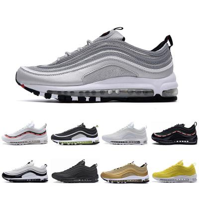 China Wholesale New Style 97 Full Bullet Reflective Palm Air Cushion Men's And Women's Running Sneakers Size Increasing for sale