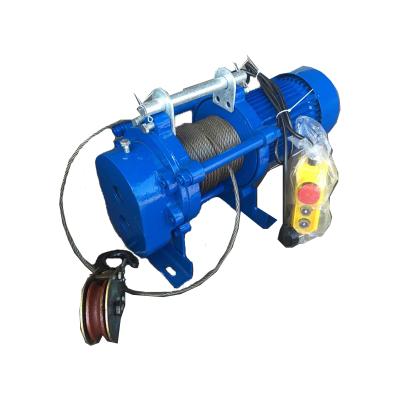 China Manufacturer Wholesale AUTOMATIC Portable Electric Winch Mini Electric Wire Rope Hoist from China for sale