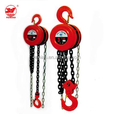 China HSZ Goods Lifting Type 0.5 Ton To 10 Ton Manual Chain Hoist Hand Chain Block for sale