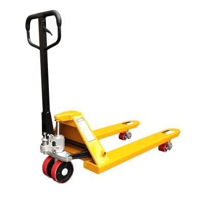 China Cheap Manual Forklift 2000kg 2500kg 3000kg 5000kg Nylon Wheel OR PU Wheel Hand Pallet Truck Price for sale