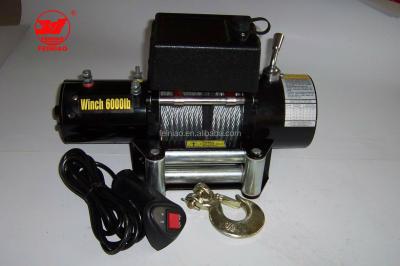 China AUTOMATIC Cheap Portable Electric 6000lbs Cable Pulling Winch for sale