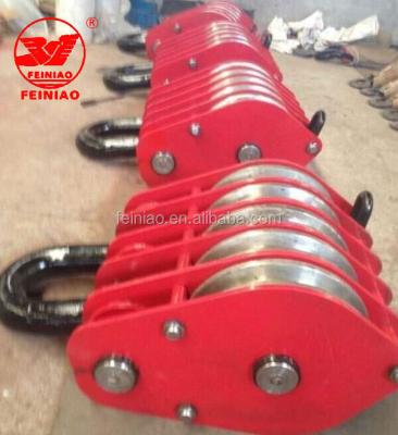 China China Hot Selling Steel Wire Rope Steel Rope Lifting Pulley Block for sale