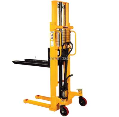 China Hotels Manual Hydraulic Stacker for sale