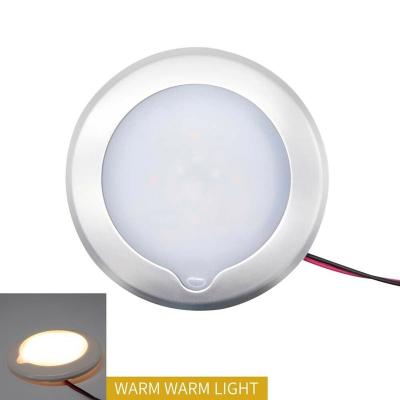 China Ultra Thin S LED Round Ceiling Light Dimmer Land Light For RV Camper Boat for sale