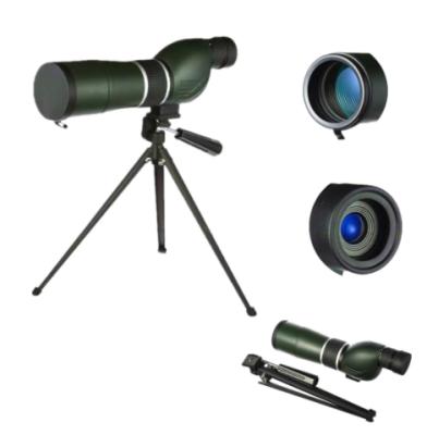 China 15-45x60 Spotting Scope Zoom Telescope BAK4 Prism Waterproof Multi-Coated Monocular With Tripod Birdwatching Hunting Shooting 26X12X7cm for sale