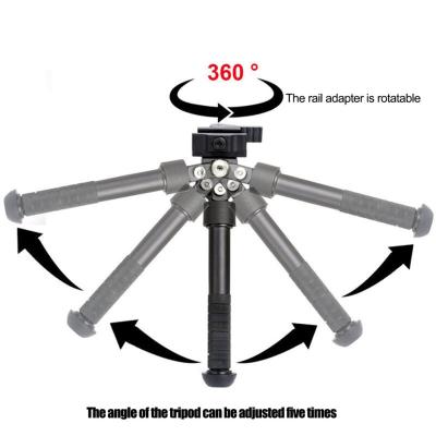 China 360 Degree Mount V8 Style Bipod Rotating Swivel Tripod Aid Photography for Outdoor Sports for sale