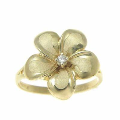 China CLASSIC Hot Sale Hawaiian Design 925 Sterling Silver Hawaiian Jewelry Plumeria Rings Hawaiian Jewelry in Bulk for sale