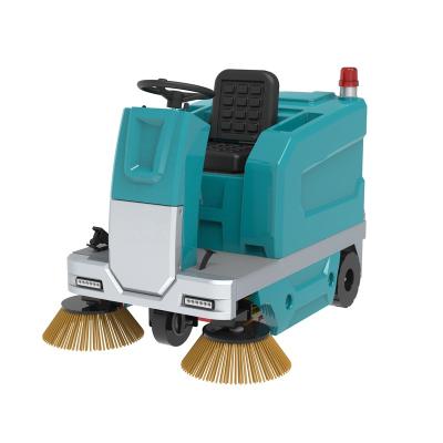 China Hotels Industrial Ironbee JS135 Factory Machine Road Sweeper Cleaning Ride On Floor Sweeper With CE for sale