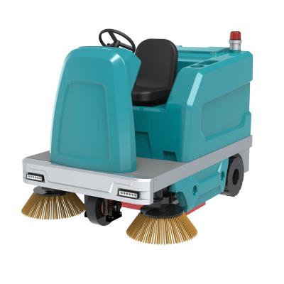 China Hotels Industrial Ironbee JS135 Factory Machine Road Sweeper Cleaning Ride On Floor Sweeper With CE for sale